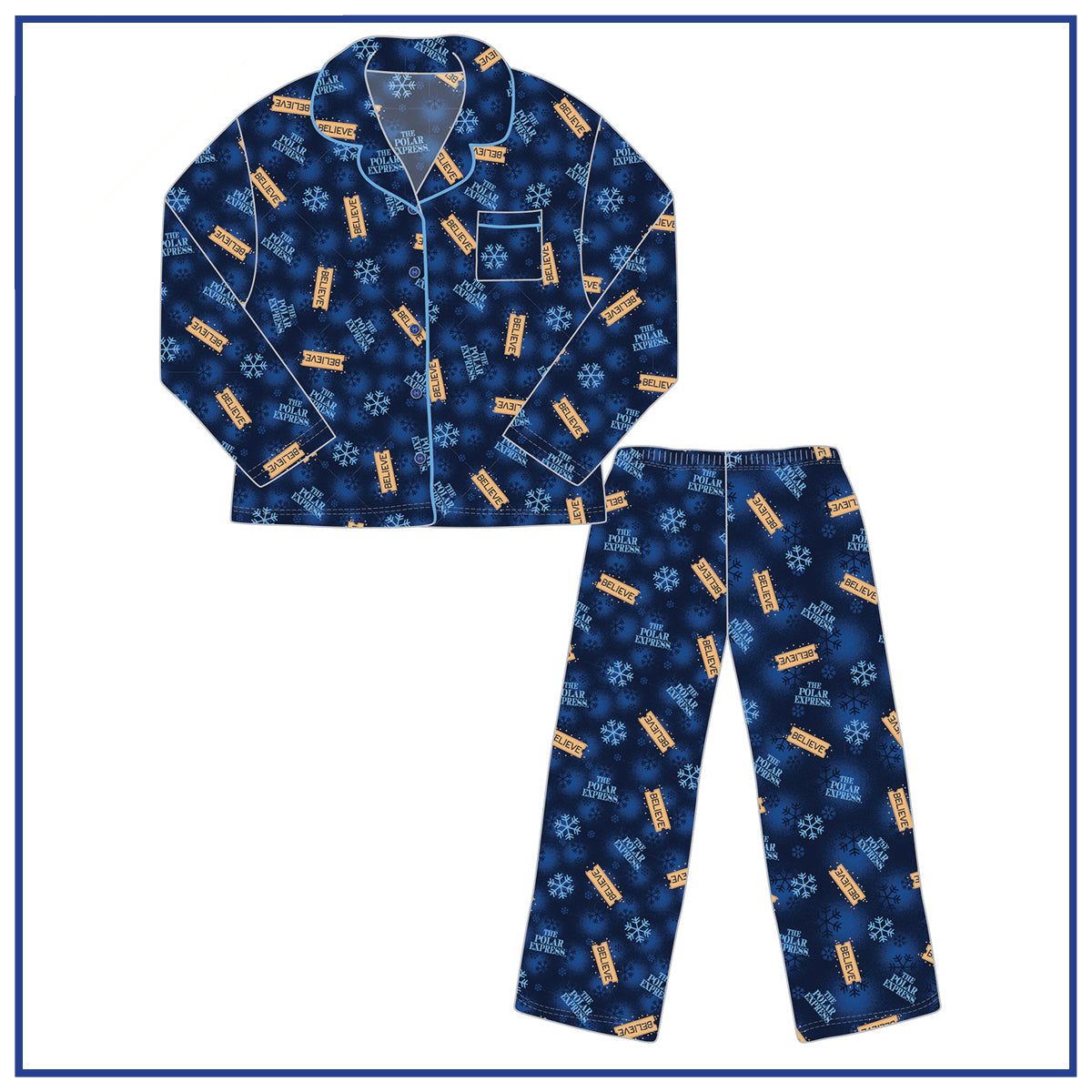 THE POLAR EXPRESS™ Pajama Coat Set Adult- 