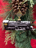 THE POLAR EXPRESS™ Ornament Hand Blown Glass Train & Wreath