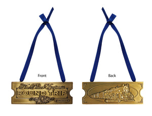 THE POLAR EXPRESS™ Ornament Metal Believe Golden Ticket