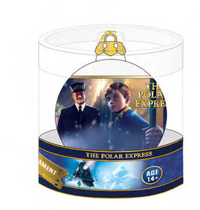 THE POLAR EXPRESS™ Ornament 80mm Glass Ball Hero & Conductor