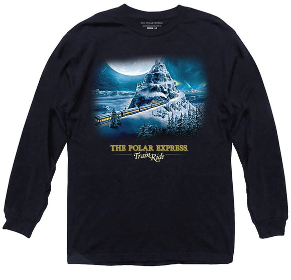 THE POLAR EXPRESS™ Youth Long Sleeve Tee - Mountain & Train